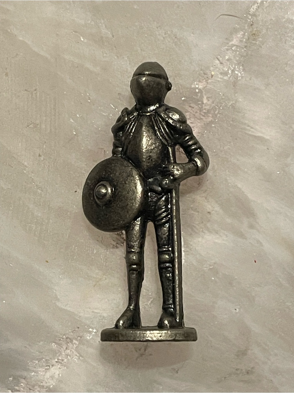 Vintage Miniature Metal Knight In Armour: 1990s Collectible #8605
